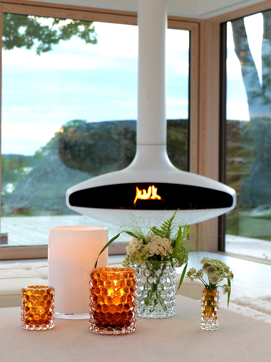 HURRICANE LAMP BOULE LARGE, Clear