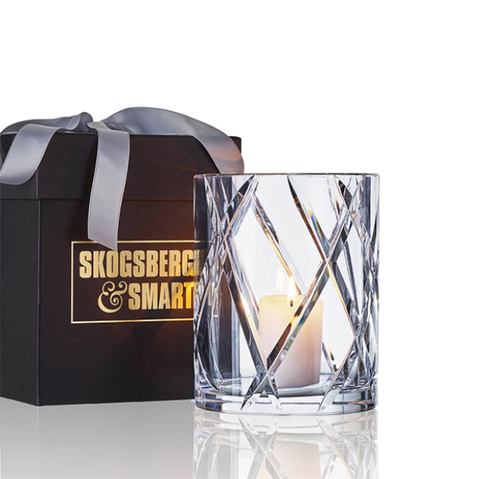 HURRICANE CRYSTAL LAMP MEDIUM, Clear Ljuslykta