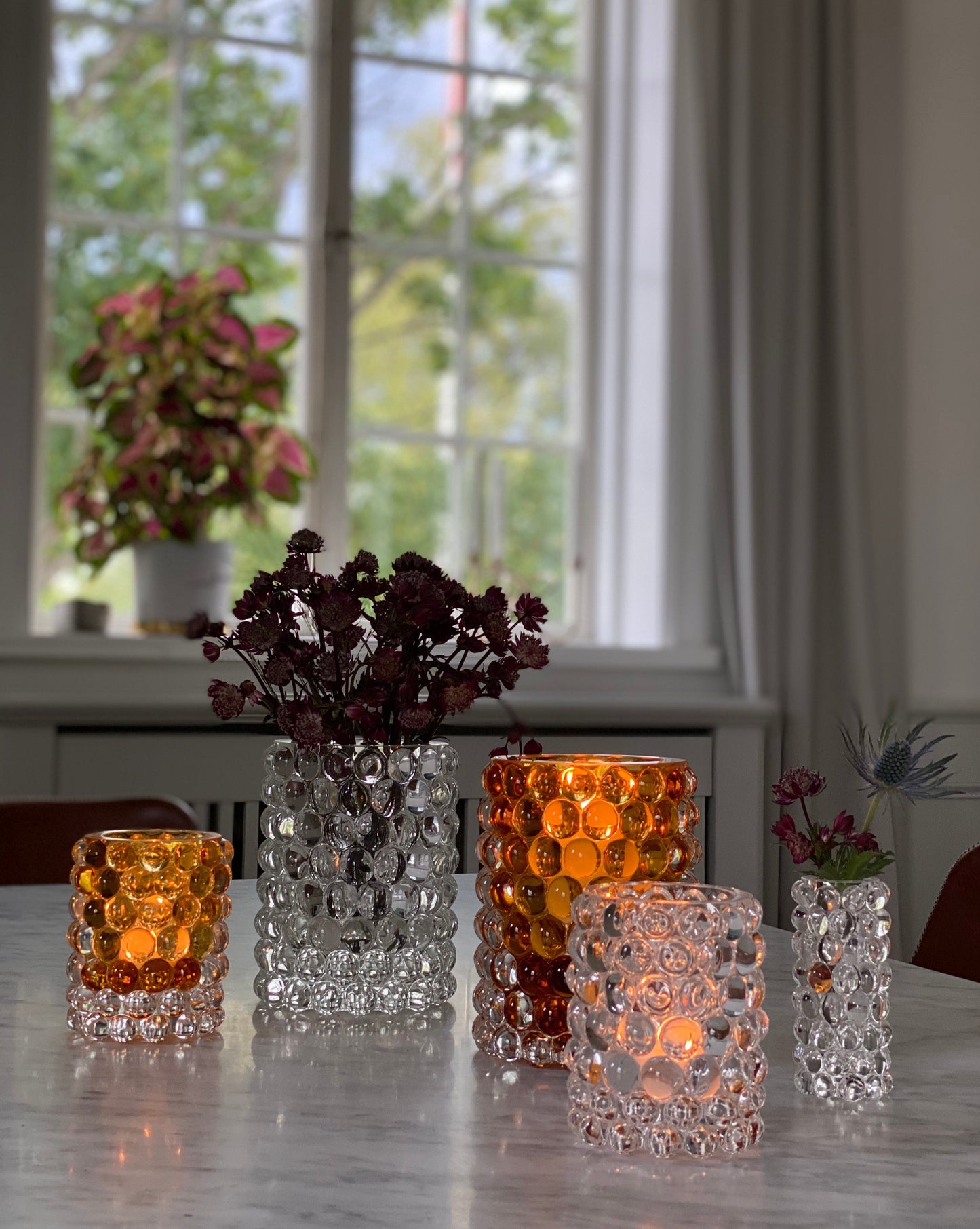 HURRICANE LAMP BOULE LARGE, Clear