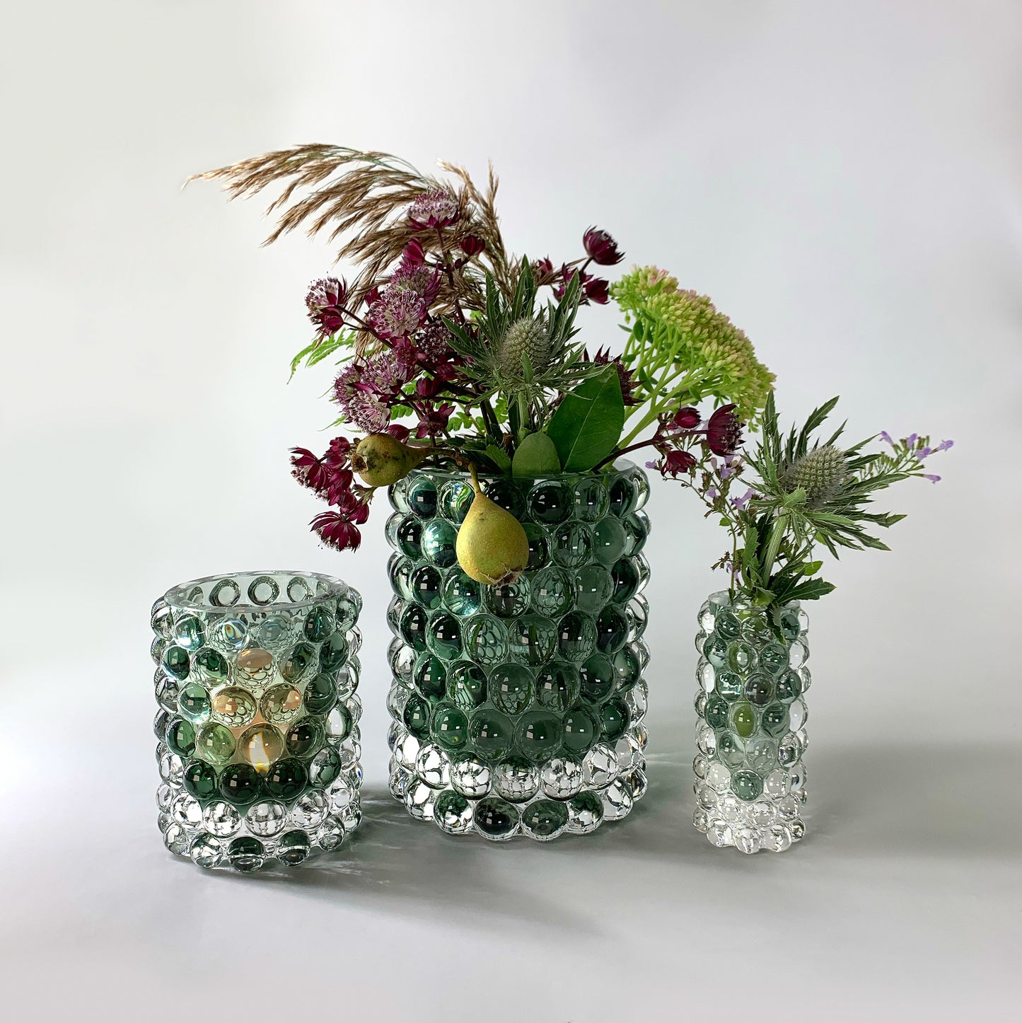HURRICANE LAMP BOULE REGULAR, Sage Windlicht
