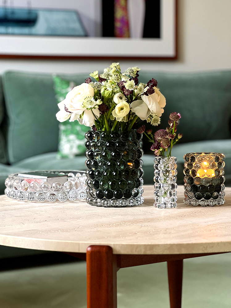 HURRICANE LAMP BOULE REGULAR, Sage Windlicht