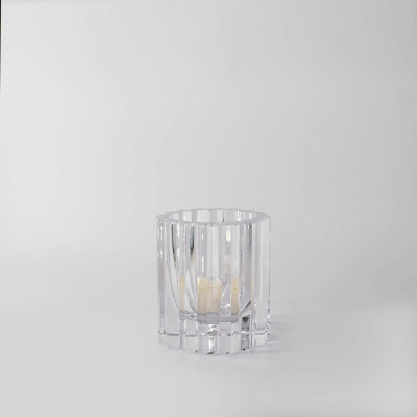 HURRICANE CRYSTAL LAMP SMALL, Strict Windlicht