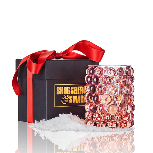 HURRICANE LAMP BOULE REGULAR, Rosé Windlicht