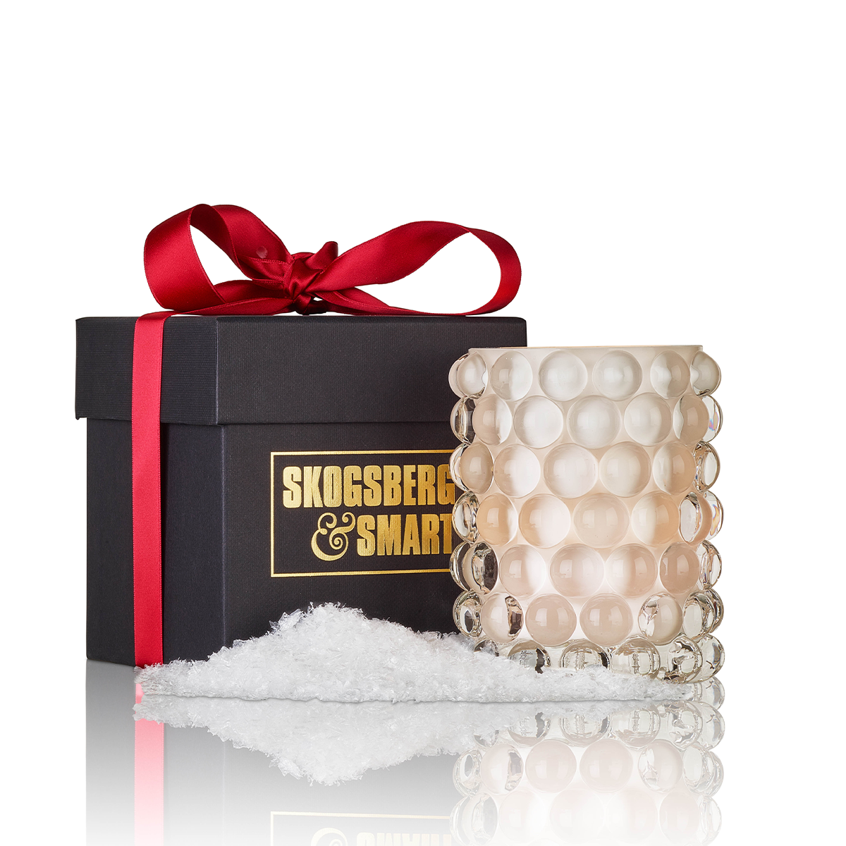 HURRICANE LAMP BOULE, White Windlicht