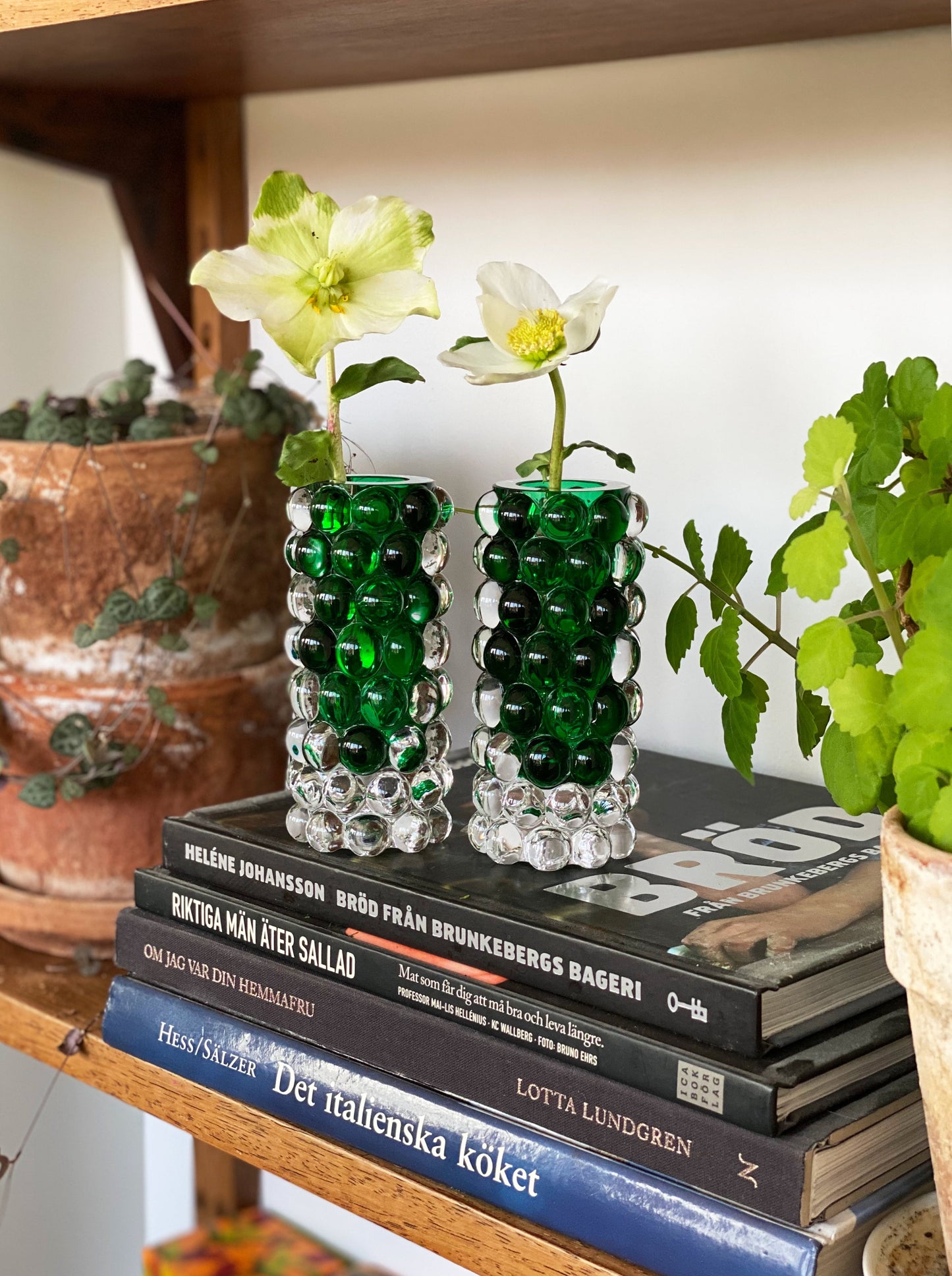 HURRICANE BOULE MINI, Green Mini Vase