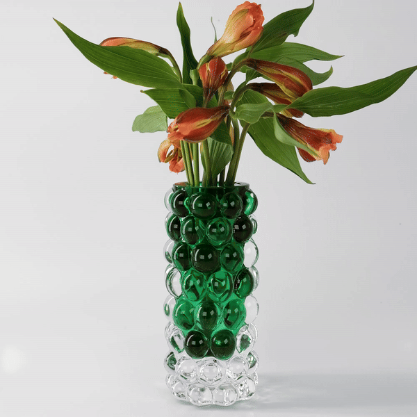 HURRICANE BOULE MINI, Green Mini Vase