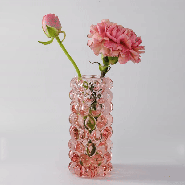 HURRICANE BOULE MINI, Rosé Mini Vase