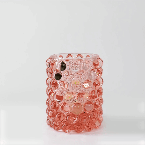 HURRICANE LAMP BOULE REGULAR, Rosé Windlicht